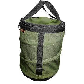 Mudriver Mud River Feed & Retrieve Dog Food Bucket, Green, 9.75" X 13.75"