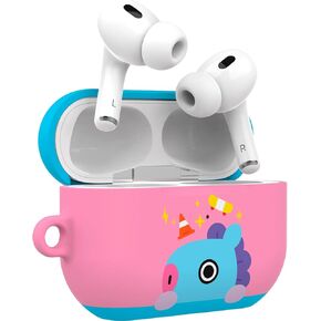BT21 Official Merchandise for AirPods Pro 2 Case Cover Protective Hard Case with Keychain for AirPods Pro 2nd Generation (2022) - Cooky
