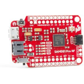 SparkFun Pro RF - LoRa, 915MHz (SAMD21) - Wireless Board Easy-to-use IoT Qwiic Enabled microcontroller 915MHz ISM Band Reinforced Micro-B USB Connector Included u.FL Antenna Connector