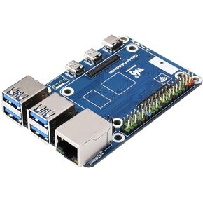waveshare Compute Module 4 to Raspberry Pi 4B Adapter,Based on Compute Module 4 to Reproduce The Original Appearance of Pi 4 B,Alternative Solution for Raspberry Pi 4B