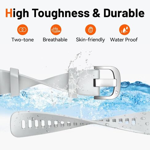العصابات المتوافقة مع Garmin Vivoactive 4/Venu 3/Venu 2 Watch Band Women Men، حزام بديل رياضي من السيليكون الناعم لـ Garmin Venu 3، Venu 2، Vivoactive 4، Forerunner 265/255 Smart Watch in Kuwait