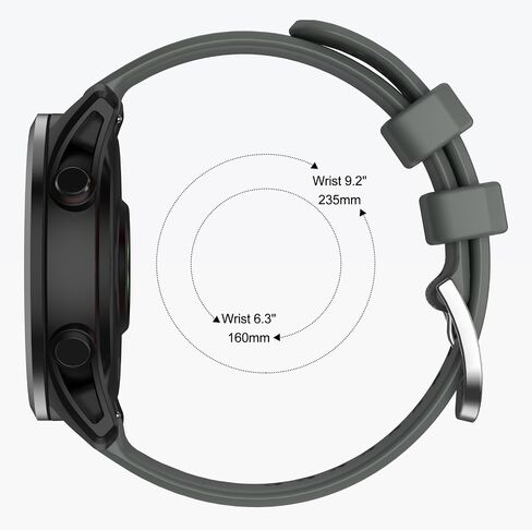العصابات المتوافقة مع Garmin Vivoactive 4/Venu 3/Venu 2 Watch Band Women Men، حزام بديل رياضي من السيليكون الناعم لـ Garmin Venu 3، Venu 2، Vivoactive 4، Forerunner 265/255 Smart Watch in Kuwait
