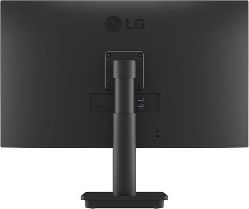 LG 24MS550-B 24 بوصة IPS FHD (1920x1080) 100 هرتز 5 مللي ثانية وضع القارئ حامل قابل للتعديل للإمالة/الارتفاع، مكبر صوت مدمج، تصميم بلا حدود، تحكم على الشاشة، مثبت أسود DAS Crosshair HDMI أسود in Kuwait