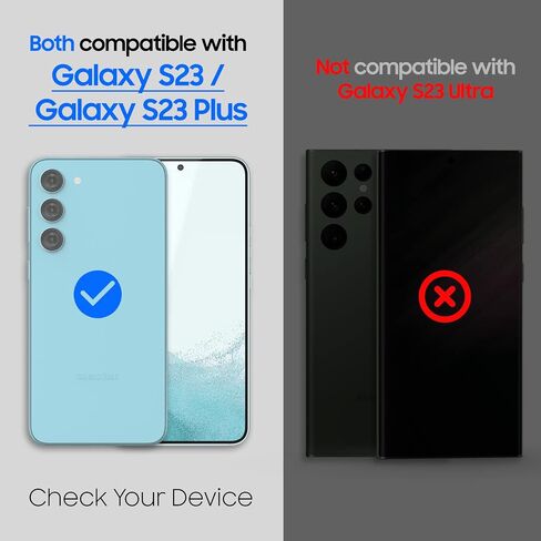 [نوع حلقة الكاميرا القبة] واقي كاميرا Galaxy S23 Ultra من Whitestone [تركيب بلمسة واحدة] - عبوة واحدة in Kuwait