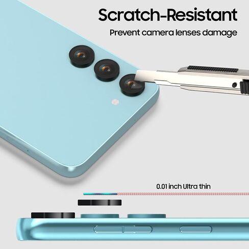[نوع حلقة الكاميرا القبة] واقي كاميرا Galaxy S23 Ultra من Whitestone [تركيب بلمسة واحدة] - عبوة واحدة in Kuwait