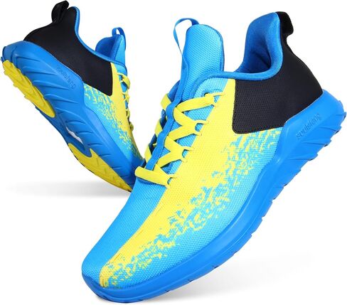 Soulsfeng Mens Running Shoes Lightweight Fashion Stylish Sports Workout Gym Tennis Walking Sneakers Size US 5.5-15 in Saudi Arabia