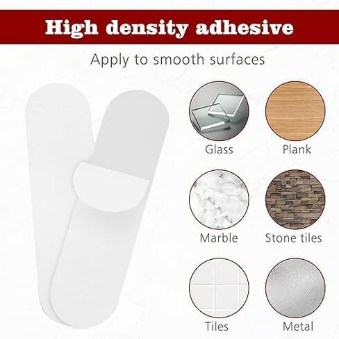 ChengFu Self Adhesive Strips, Replacement Adhesive Strips Compatible with Self Adhesive Paper Towel Holder, Paper Towel Holder Under Cabinet, 5.7 x 1.6 Inch (2 Pack) in Saudi Arabia