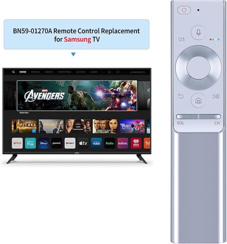 جهاز التحكم عن بعد الصوتي البديل الجديد BN59-01270A مناسب لتلفزيون Samsung 4K QLED BN59-01265A BN59-01291A BN59-01274A QN88Q9FAMFXZA QN75Q9FAMFXZA QN65Q9FAMFXZA QN75Q8CAMFXZA QN65Q8CAMFXZA أ in Saudi Arabia