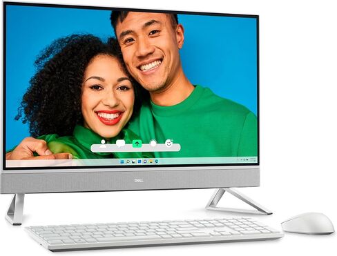 Dell Inspiron 7720 All-in-One 27" FHD Touchscreen Display (Intel i7-1355U, GeForce MX550, 32GB RAM, 1TB SSD + 2TB HDD, Intel Iris, WiFi 6E, BT 5.3, Wireless KB&M, RJ-45, SD Reader, Webcam, W11P) in Saudi Arabia
