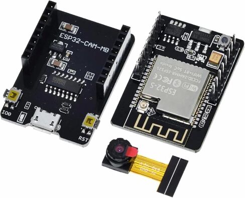 ESP32-CAM ESP32-CAM-MB 5V WiFi Bluetooth Development Board CH340G OV2640/8225N Camera in Saudi Arabia