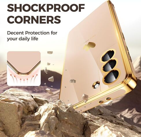 for Samsung Galaxy S21 5G Case with Phone Lanyard Wrist Strap [Butterfly Shape], Luxury Double Heart Pattern Plating Gold Edge Slim Soft Phone Cover Case for Galaxy S21 - Purple in Saudi Arabia