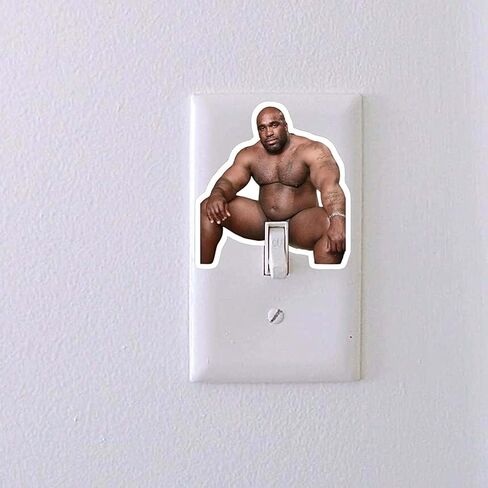 10 قطع من هدايا Barry Wood Gag Gifts، ملصقات لاصقة مضحكة من Barry Wood Light Switch، ملصقات فينيل مقاومة للماء مقاس 3 بوصات × 3.4 بوصات للسيارة، وجلود الكمبيوتر المحمول، ومصدات الصدمات، ولوح التزلج، وحقيبة الظهر، والكمبيوتر، والأكواب، والهاتف، والعلامات in Saudi Arabia