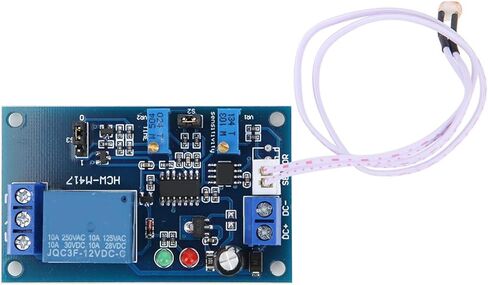XH-M131 Photoresistor Relay Sensor Module Light Detect Sensor Led Light Control Photoresistor Controlled Delay Adjustable Switch(12V) in Saudi Arabia