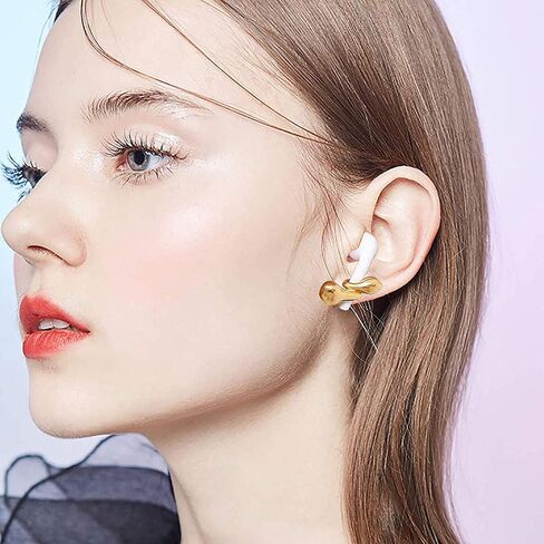 Earrings for Airpod Anti Lost Earring Strap for Airpods Hooks Ear Clip for Airpods Wireless Earphone Holder for AirPods Anti Lost Ear Clip Strap Compatible with Airpods in Saudi Arabia