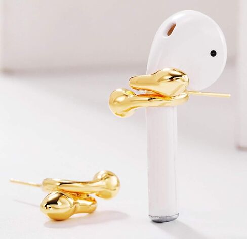 Earrings for Airpod Anti Lost Earring Strap for Airpods Hooks Ear Clip for Airpods Wireless Earphone Holder for AirPods Anti Lost Ear Clip Strap Compatible with Airpods in Saudi Arabia