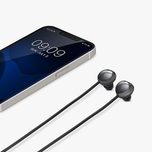 أحزمة kwmobile متوافقة مع Samsung Galaxy Buds Pro - 2X حامل سيليكون لسماعات الأذن اللاسلكية - أسود/أبيض in Kuwait
