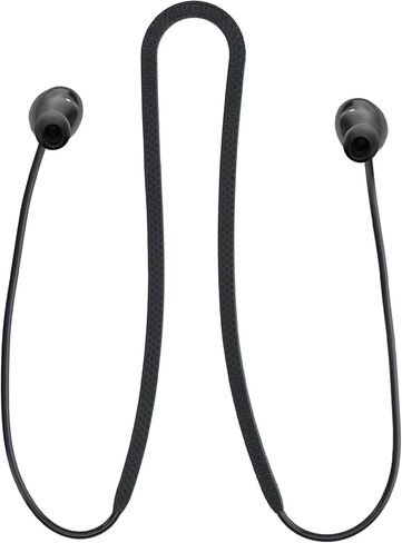 أحزمة kwmobile متوافقة مع Samsung Galaxy Buds Pro - 2X حامل سيليكون لسماعات الأذن اللاسلكية - أسود/أبيض in Kuwait
