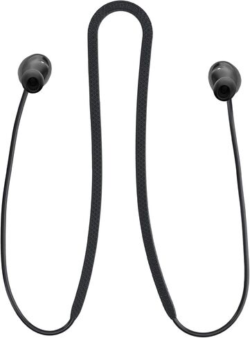أحزمة kwmobile متوافقة مع Samsung Galaxy Buds Pro - 2X حامل سيليكون لسماعات الأذن اللاسلكية - أسود/أبيض in Kuwait