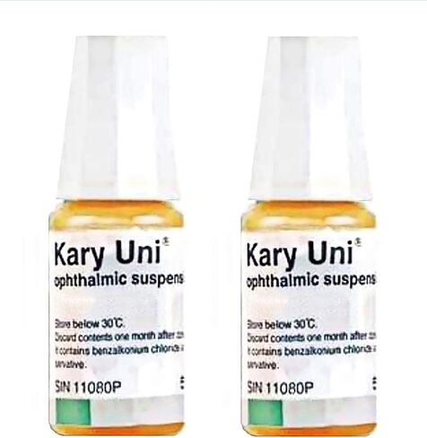 (Pack of 2) x 10ml Kary UNI Pet Eye Drops Cataracts & Gentle Formula, Promotes Eye Clarity & Dryness Eye in PPL Pets & All Animals Dogs, Cats Pet Care Eye Ointment Drops in Saudi Arabia