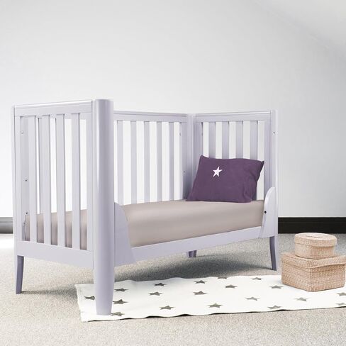 Moonybaby Baby Crib Sheet - 100% Organic Cotton Crib Sheet Unisex - for Standard Crib and Toddler Mattresses – 2 Pack (Grey and Jersey with Animal Printing) in Saudi Arabia