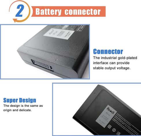 بطارية كمبيوتر محمول ASODI 4XKN5 65Wh 6 خلايا متوافقة مع Dell Latitude 5404 5414 E5404 7404 7414 E7404 P45G P46G سلسلة قاسية CJ2K1 X8VWF XN4KN DKNKD 5XT3V 09FN4 XRJDF YGV51 11.1V in Saudi Arabia