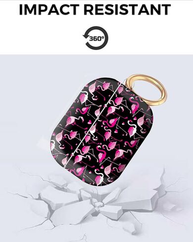 ANDRIU Compatible with Airpod pro 2nd/1st Generation Case Cover with Keychain Cute Pattern Hard & Anti Slip Cover for Men Women & Girls(Red Tartan Plaid) in Saudi Arabia