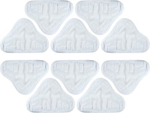 BlueStars [Pack of 8] Ultra Durable Washable Microfibre Steam Mop Pads Floor Replacement Part Exact Fit for H2O X5 H20 Models in Kuwait
