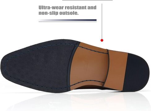 La Milano Men Dress Shoes Lace Up Oxford Classic Plain Toe Modern Formal Leather Shoes for Men in Kuwait