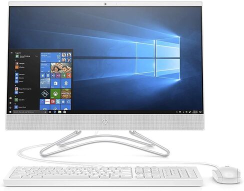 HP 24-Inch All-in-One Touchscreen Computer, AMD Ryzen 5 3500U Processor, 8 GB RAM, 1 TB Hard Drive, 256 GB SSD, Windows 10 Home (24-F1060, White) in Saudi Arabia