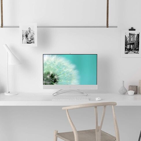 HP 24-Inch All-in-One Touchscreen Computer, AMD Ryzen 5 3500U Processor, 8 GB RAM, 1 TB Hard Drive, 256 GB SSD, Windows 10 Home (24-F1060, White) in Saudi Arabia