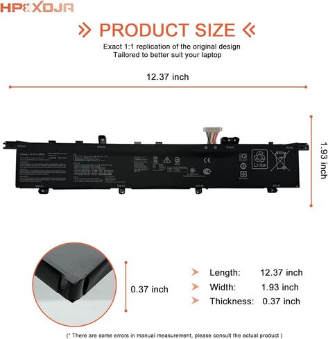بطارية كمبيوتر محمول C42N1846 متوافقة مع سلسلة ASUS ZenBook Pro Duo UX581 UX581G UX581GV UX581LV C42N1846-1 UX581GV- H2001T UX581GV- H2002T UX581GV- XB74T UX581LV-H2002R in Kuwait