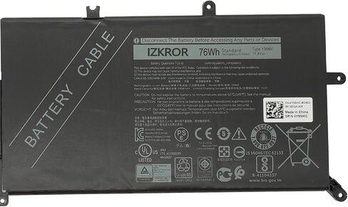 Y9M6F 76Wh 6334mAh 4-Cells Battery Replacement for Dell Alienware M17 R2 / M15 R2 / P41E001 P87F001 P41E P87F Series 0Y9M6F 8K84V 08K84V 11.4V in Saudi Arabia