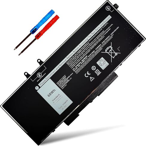 بطارية 68Wh 3HWPP 01VY7F، 15.2V لأجهزة الكمبيوتر المحمول Dell Latitude 3541 5410 5510 5411 5511، Precision 3551، الكمبيوتر المحمول 03HWPP 10X1J N2NLL 1VY7F in Kuwait