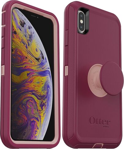 حافظة OtterBox Otter + POP Defender لهاتف iPhone Xs Max - Fall Blossom in Saudi Arabia