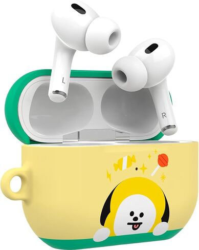 BT21 Official Merchandise for AirPods Pro 2 Case Cover Protective Hard Case with Keychain for AirPods Pro 2nd Generation (2022) - Cooky in Saudi Arabia