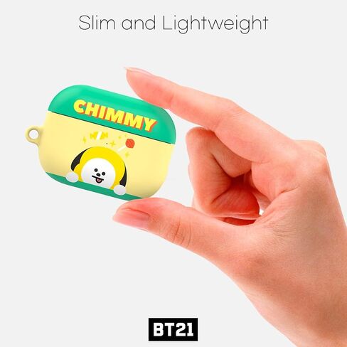 BT21 Official Merchandise for AirPods Pro 2 Case Cover Protective Hard Case with Keychain for AirPods Pro 2nd Generation (2022) - Cooky in Saudi Arabia