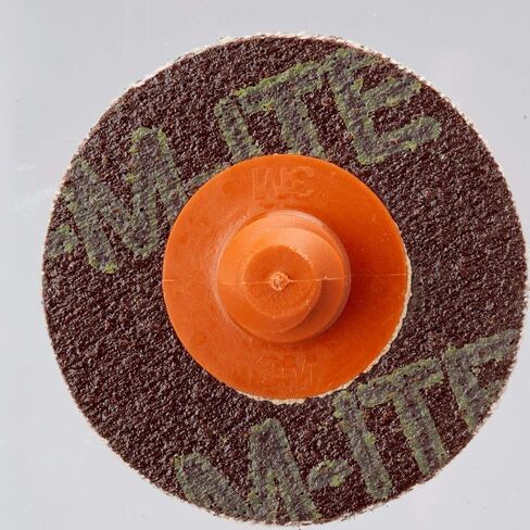3M Roloc Disc 361F - 80 Grit Aluminum Oxide Grinding and Blending Disc - For Disc Sanders - Roloc Quick Change - Water Resistant YF-Weight Backing - 2" in Kuwait
