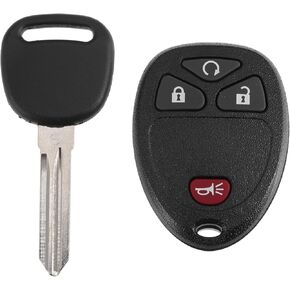 X AUTOHAUX OUC60270 315MHz Replacement Keyless Entry Remote Ignition Transponder Key Fob for Chevrolet Silverado 1500 2500 3500 2007-2013 for GMC Sierra 1500 2500 3500 2008-2014 4 Buttons