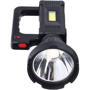 Spotlight Flashlight, Smart Battery Display USB Charging Design Powerful Flashlights for Expedition for Outdoor for Travel