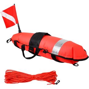 Luwint Inflatable Dive Float Buoy, Diving Snorkeling Spearfishing Boat Signal Board