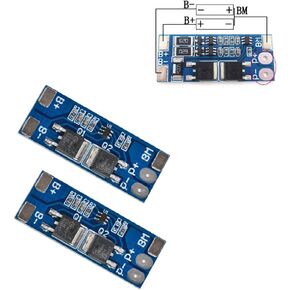 Comimark 2Pcs 2S 8A 7.4V Balance 18650 Li-ion Lithium Battery BMS Charger Protection Board