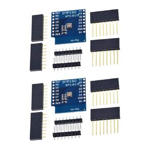 2pcs BMP180 Digital Barometric Pressure Sensor Board for Wemos D1 Mini ESP8266 3.3V/5V Replace BMP085 D1 Mini BMP180 Sensor Module