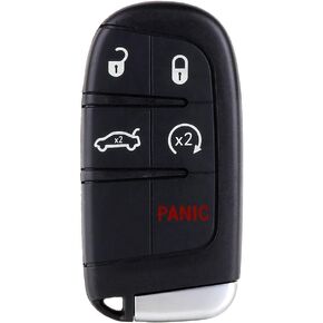 ECCPP M3N40821302 M3N40821302 1-Pack Keyless Entry Remote Car Key Fob Replacement for 2011-2014 Fit for Chrysler 300 3.6L 2011-2014 Fit for Chrysler 300 5.7L 5 Button