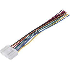 Stereo CD Player Radio Wiring Harness Wire Harness for Nissan 2007-up Plastic Metal Assorted Color