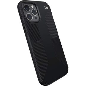 Speck Products Presidio2 Grip iPhone 12 Pro Max Case, Black/Black/White