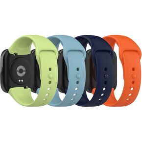 Replacement Bands Compatible for Redmi Watch 3 Lite/Redmi Watch 3 Active, Soft Colorful Silicone Wristband Adjustable Quick Release Sport Watch Band Strap for Redmi Watch 3 Lite Band Accessories