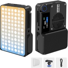 Amaran Ace 25x Pocket Bi-Color LED Light: Boost Mode Up to 32W, Bi-Color Mini Video Light (2,700-6,500K), 1,600 Lux@1m, 4,500mAh Battery with PD Fast Charging for Mobile Creators (Green)