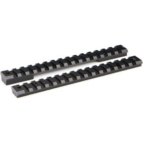 WARNE 7651M Howa/Vanguard LA Mountain Tech Tactical Rail, Tapered 6-48 Screws.7075/T6 Aluminum, Matte Black