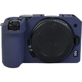 Z30 Case, Fullbody Ultra-thin Lightweight Rubber Soft Silicone Housing Case Bag Cover for Nikon Z30 (Black)