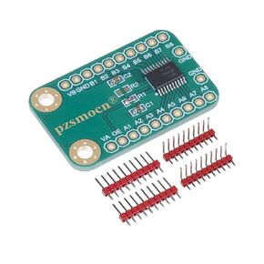 8-Bit Level Shift Board Compatible with Arduino and Raspberry Pi. 1.2V/1.8V/2.5V/3.3V/5V Bidirectional Conversion, Push-Pull 60Mbps Open-Drain 2Mbps(MAX), for I2C, UART, SPI, OneWire, etc.